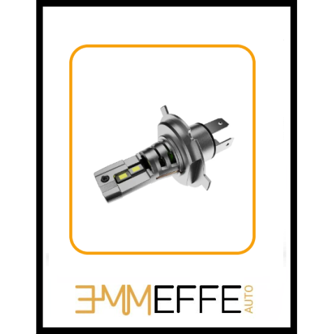 Kit Led H4 ROTATIVO Stessa Dimensione Originale Canbus 6000k