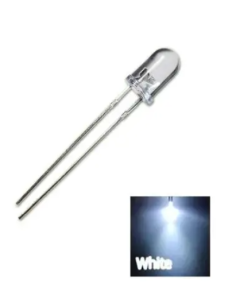 Diodo LED 5 mm 3,5v Luce Bianca 6000k