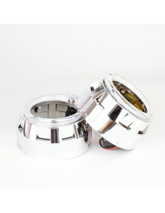 Coppia Cover G143 Cromata Con Angel Led Bianco