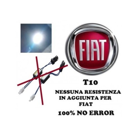 Plafoniera LED LUCI TARGA FIAT Freemont Lampade Specifiche serie TOP CANBUS