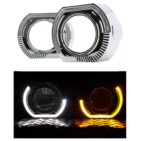 COVER-BMW STYLE Per 3 Pollici BIANCO AMBRA switchback shrouds