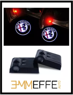 ALFA ROMEO Spider (916) dal 1994 al 2005 kit sotto porta LED Logo 2
