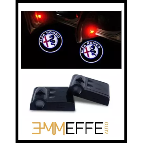 Proiettore Logo LED ALFA ROMEO Tonale per Portiera no Fori no Connessioni Plug & Play