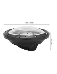 Faro Led 7- Pollici Wrangler JK Moto Harley Scooter Angel e DRL 2