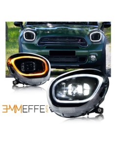 Coppia Fari FULL Led MINI Countryman R60 Luci di Posizione Drl Abbaglianti Anabbaglianti 2