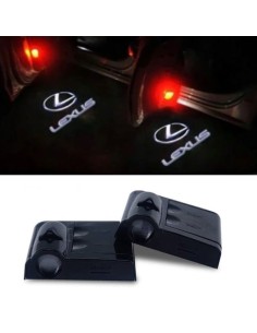 Proiettore Logo LED Lexus per Portiera con Batteria no Fori no Connessioni Plug & Play 2