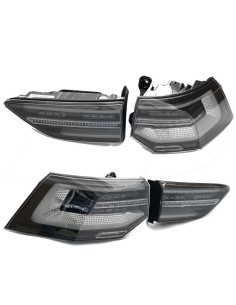 Coppia Fari Posteriori Golf 8 LED Trasparente Fumè Freccia Dinamica MATRIX Faro