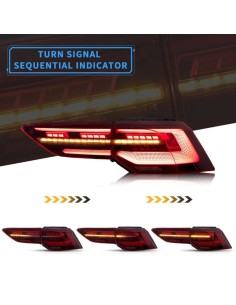 Coppia Fari Posteriori Golf 8 LED Trasparente Fumè Freccia Dinamica MATRIX Faro 2