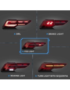 Coppia Fari Posteriori Golf 8 MQB LED Freccia Dinamica MATRIX Faro 2