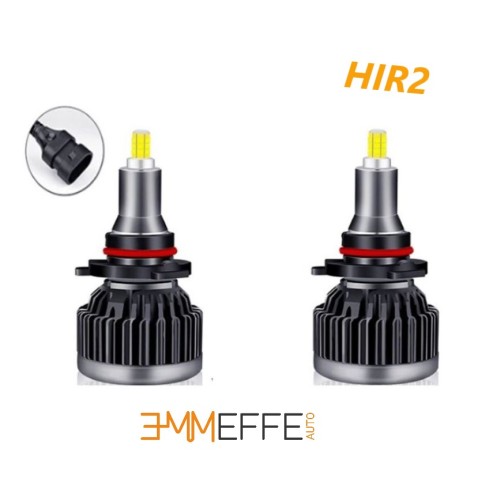 Lampade Led HIR2 9012 360 VORTICE con 48 chip 3D Ultracompatto Uniforme Senza Ombre