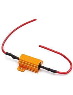 Resistenza 25W 8RJ Ohm Resistenza 12V LED Luce Lampadina Flash Segnale Moto auto freccia 2