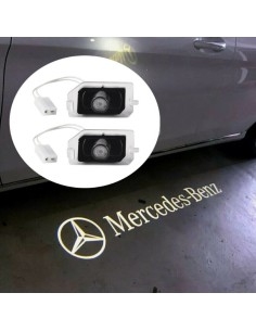 Proiettore Logo Sotto Specchietto Mercedes-Benz Classe C W205 W206 Stemma Luce Benvenuto