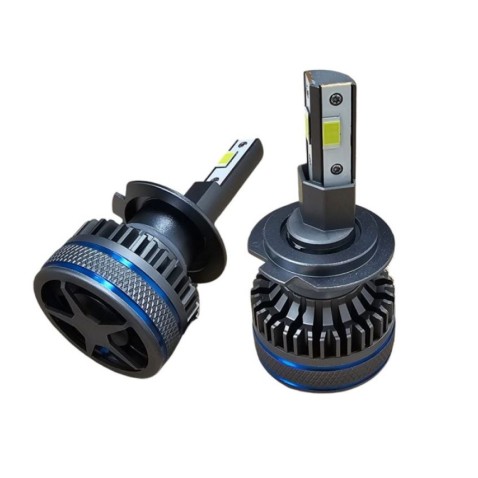 KIT Full LED H11 A6 LAMPO Lens 55W 6000K Canbus Faro Lenticolare