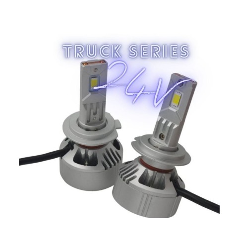 Lampade Kit LED H7 24V Camion 55W 6000K Super Canbus