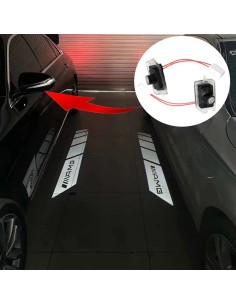 Proiettore Logo AMG Sotto Specchietto Mercedes-Benz Classe C W205 W206 Stemma Luce Benvenuto
