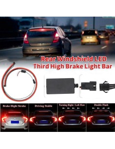 Luce Terzo Stop Universale LED Striscia Aggiuntiva 90 CM con Effetto Spia Avvertimento