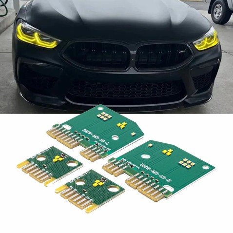 Kit Moduli LED Giallo BMW Serie 8 G14 G15 G16 F91 F92 F93 Freccia Indicatore di Direzione e DRL