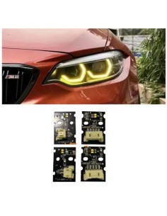 Kit Modulo Luce Angel Eye LED Gialla Posizione Diurna BMW F23 F22 LCI F87 Ricambio e Indicatore di Direzione
