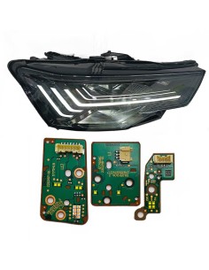 Modulo Led Audi A6 C8 Matrix Destro Faro Xeno Luci di Marcia Diurna DRL e Indicatore di Direzione