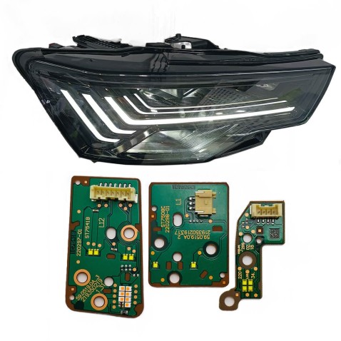 Modulo Led Audi A6 C8 Matrix Destro Faro Xeno Luci di Marcia Diurna DRL e Indicatore di Direzione