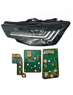 Modulo Led Audi A6 C8 Matrix Sinistro Faro Xeno Luci di Marcia Diurna DRL e Indicatore di Direzione