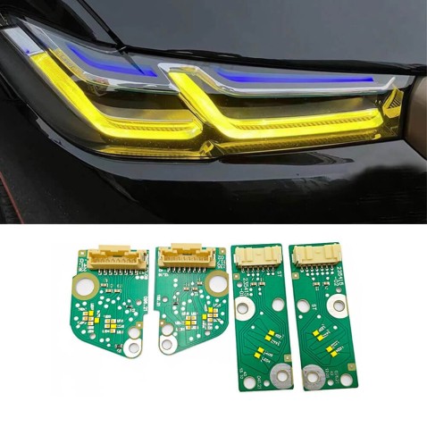 Led Modulo Giallo Faro BMW Serie G30 G31 F90 Luce Di Marcia Diurna DRL 23508301 23508302