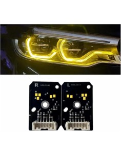 Led Modulo Giallo Faro BMW Serie 5 G30 G31 F90 M5 Luce Di Marcia Diurna DRL 63117214939 63117214940