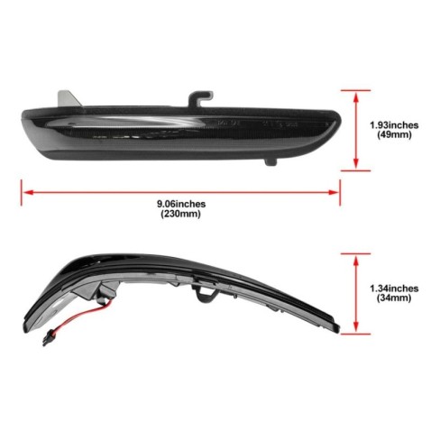 Opel Corsa F Freccia Led Sequenziale Specchietto Dinamico Mirror Light
