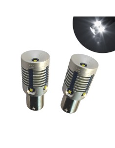 Coppia Lampade Retromarcia 1156 / BA15S 5 Led 2020 Alta Potenza 6000k