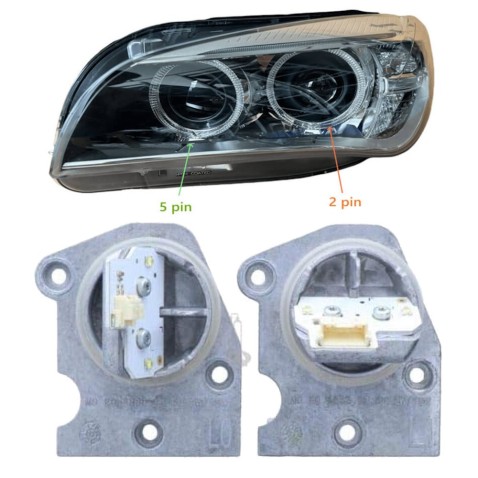 Modulo Led DRL Sinistro Angel Eyes BMW X1 E84 Ricambio b006728-C  b006727-C