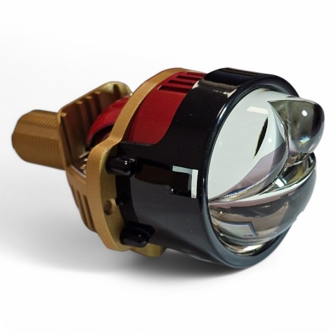 Proiettore Lenticolare 1,8 Pollici LED più Laser 55W Faro Lente Ultra Compatto Moto Auto