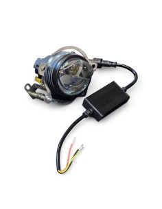 Proiettore Lenticolare 2 Pollici LED più Laser 55W Faro Lente Ultra Compatto Moto Auto