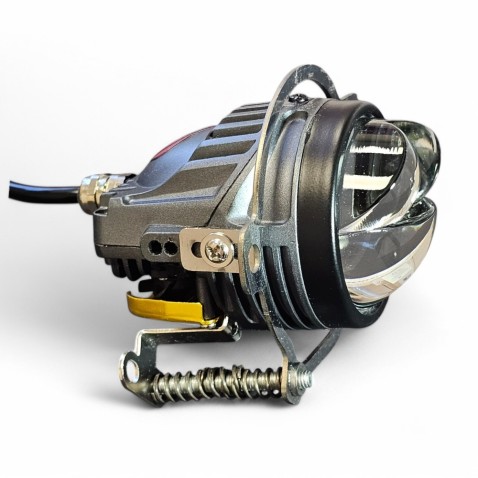 Proiettore Lenticolare 2 Pollici LED più Laser 55W Faro Lente Ultra Compatto Moto Auto