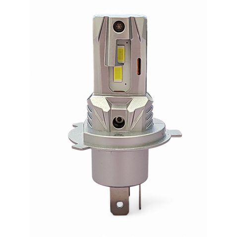 Kit Led H4 e H19 EASY no FAN Ultracompatto Canbus 6000k 40W