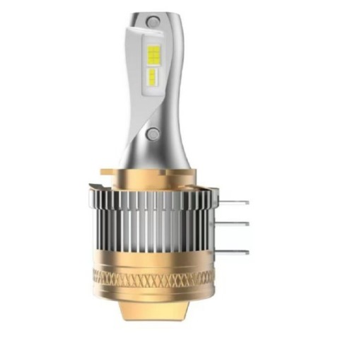 Lampade Led H15 EASY Serie ORO CanBus 55W/15W PGJ23t-1 CanBus 6000k Luce Diurna DRL e Abbagliante