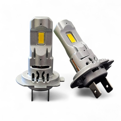 Lampade Led H7 stesso Colore Alogeno VENTOLA 4000K Gialle Canbus Stessa Misura Originale REVOLUTION