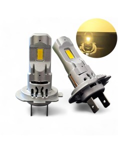 Lampade Led H7 Vintage stesso Colore Alogeno VENTOLA 3000K Gialle Canbus Stessa Misura Originale REVOLUTION 2
