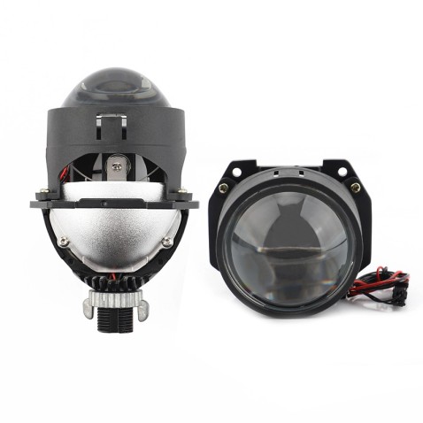 Proiettore Lenticolare 2,5 Pollici LED Bi-Led 55w Faro Lente Compatto Senza Centralina