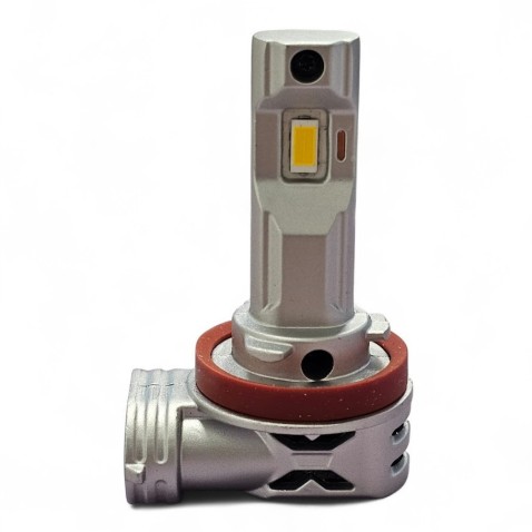 Lampade Led H11 Vintage Con VENTOLA 4300K Gialle Canbus Stessa Misura Originale REVOLUTION