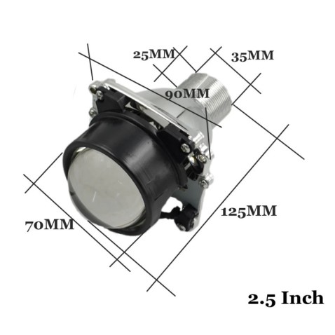Proiettore Lenticolare 2,5- HID Bi-Xenon D2H Retrofit Compatto