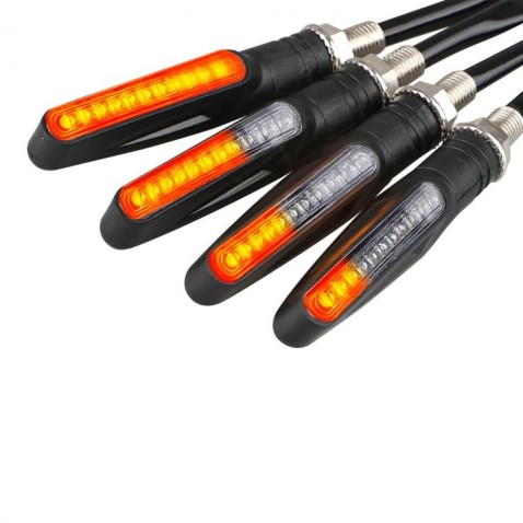 Set 2 Frecce Sequenziali Moto Custom Scooter Universali