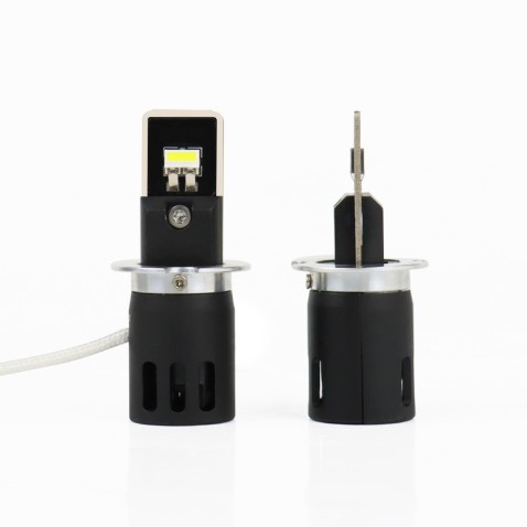 Kit Led H3 24V Lampade con Ventola Camion Autobus Mezzi Pesanti Canbus 6000k