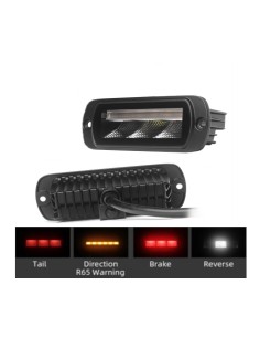 Fanali Led Posteriori 9/60V Camion Rimorchio Caravan Carrello Appendice Incasso Luci Posizioni Stop Frecce Retromarcia 5 In 1