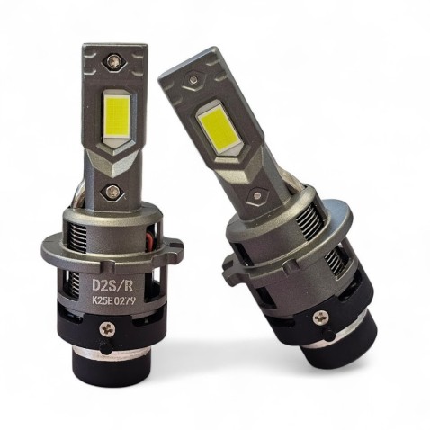 Kit Lampade Led D2S Sostituzione Dirette 6000k All In One Plug & Play Dimensione come Originale
