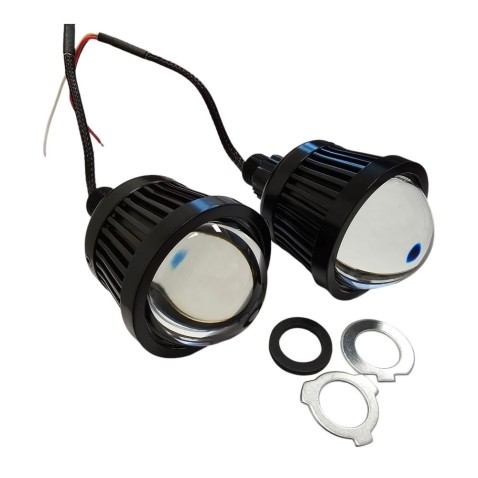 Lenticolare LED Abbagliante 2,5- con Devil Rosso