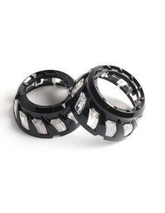 Coppia Cover 3 Pollici Bianco Giallo Angel Revolving Shrouds Copertura Lenticolare 2