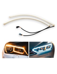 Drl Flessibile Flex Tube Bianco Ambra 60Cm