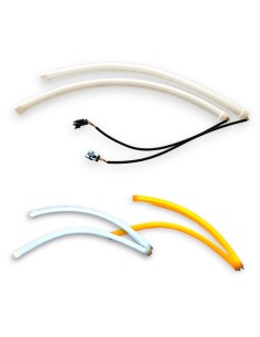 Drl Flessibile Flex Tube Bianco Ambra 60Cm 2