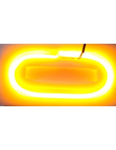 Drl Flessibile Fast Sequenziale Bianco Ambra Flex Tube 60cm 2