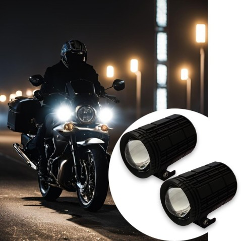 Fari Led Aggiuntivi Bi-Led M5X Anabbaglianti Abbaglianti 40W a Faretto